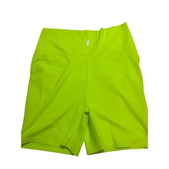 Free People Movement x Hatch Never Better Shorts XL Neon Yellow NEW W/TAGS - Picture 6 of 6